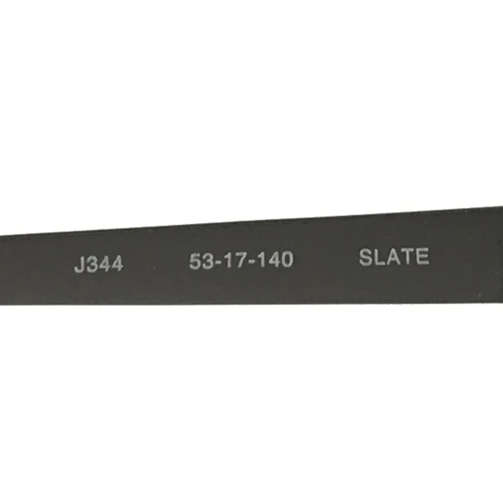 Jones New York Eyeglasses Frames J344 SLATE Grey Rectangular Full Rim 53-17-140